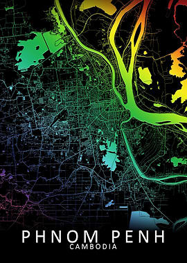 Phnom Penh Rainbow CityMap