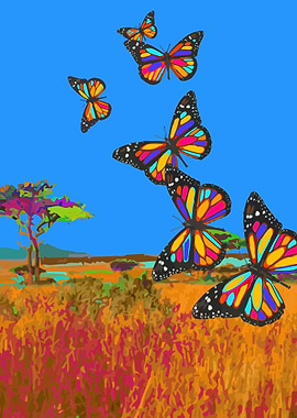 the happiest butterflies