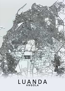Luanda White City Map