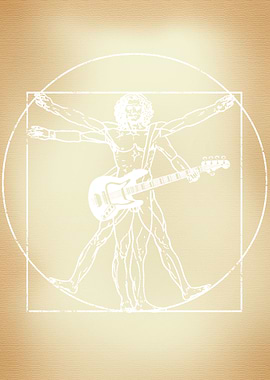 Vitruvian Man Bass Player