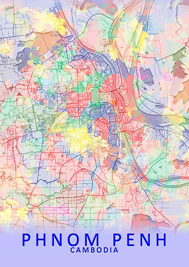 Phnom Penh Splash City Map