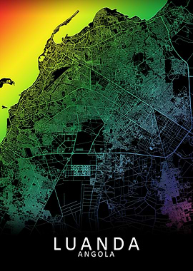 Luanda Rainbow City Map