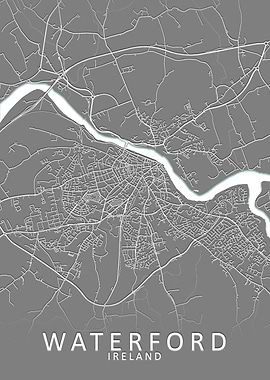 Waterford Grey City Map