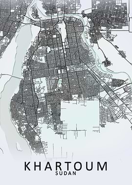 Khartoum White City Map