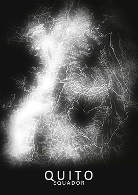 Quito Equador City Map