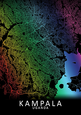 Kampala Rainbow City Map