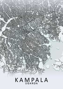 Kampala White City Map