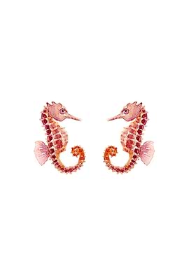 Two Beautiful Seahorses