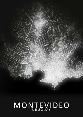 Montevideo Uruguay Map