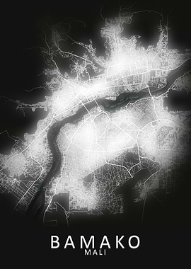Bamako Mali City Map