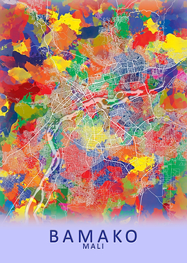 Bamako Mali City Map