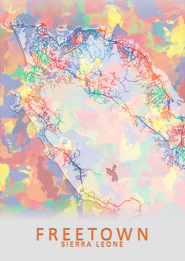 Freetown Sierra Leone Map