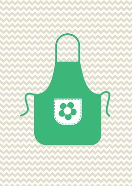 Flowered Apron Minimalist