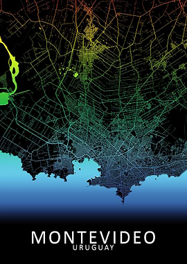 Montevideo Uruguay Map