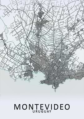 Montevideo Uruguay Map