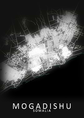 Mogadishu Somalia City Map