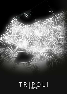 Tripoli Libya City Map
