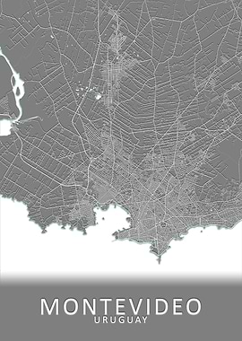 Montevideo Uruguay Map