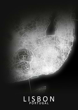 Lisbon Portugal City Map