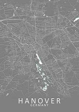 Hanover Germany City Map