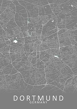 Dortmund Germany City Map