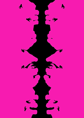 Rorschach pink il cenacolo