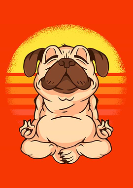 Yoga pug