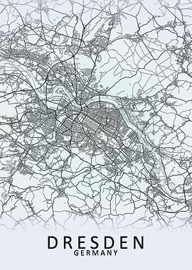 Dresden Germany City Map