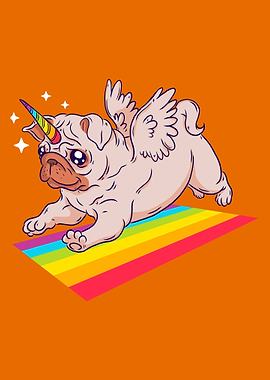 Unicorn pug