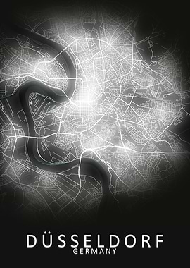 Dusseldorf Germany CityMap