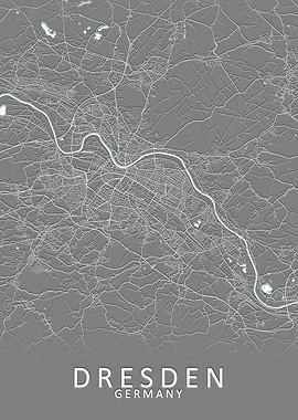Dresden Germany City Map