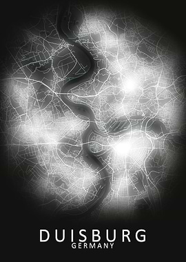 Duisburg Germany City Map
