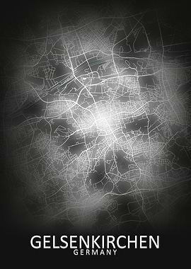 Gelsenkirchen Germany Map