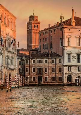 Sunny Venice at dawn