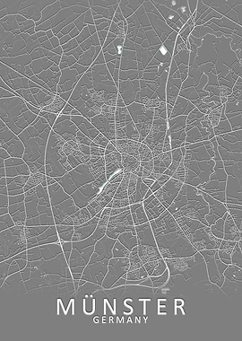 Munster Germany City Map