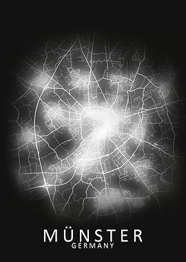 Munster Germany City Map