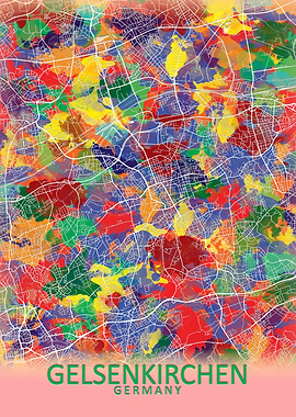 Gelsenkirchen Germany Map