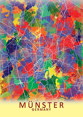 Munster Germany City Map