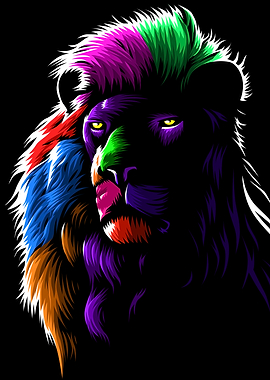 Colors Lion