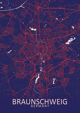 Braunschweig Germany Map