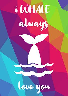 Rainbow Cute Whale 6