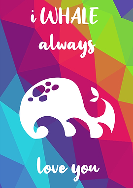 Rainbow Cute Whale 27