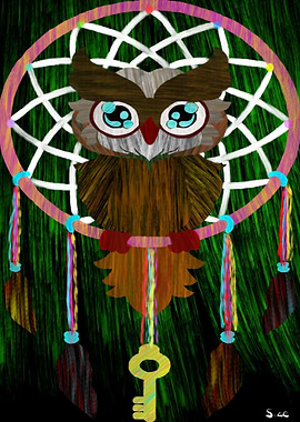 Dream catching Owl