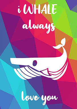 Rainbow Cute Whale 30