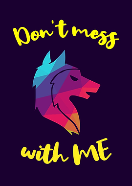 Funny Wolf Animal 12