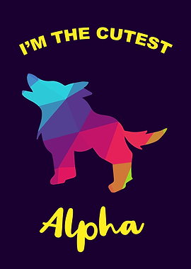Cute Alpha Wolf 1