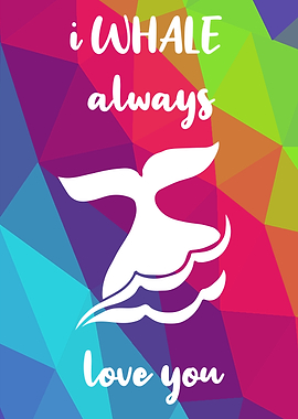 Rainbow Cute Whale 9