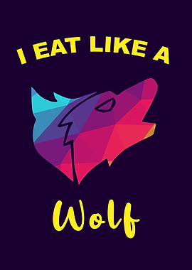 Cute and Funny Eat Wolf 1