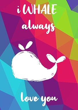 Rainbow Cute Whale 28