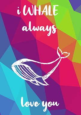 Rainbow Cute Whale 22